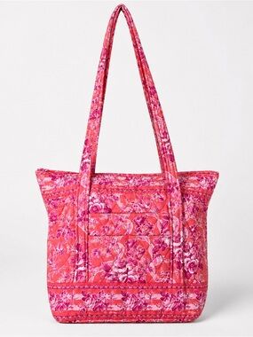 Vera Bradley Tote Bag Hope Toile Retired Breast Cancer Awareness Pink